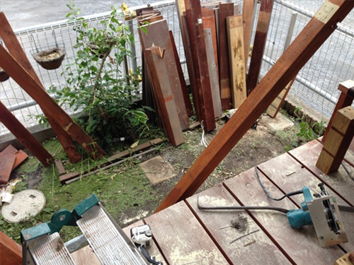 古材 解体材の改装